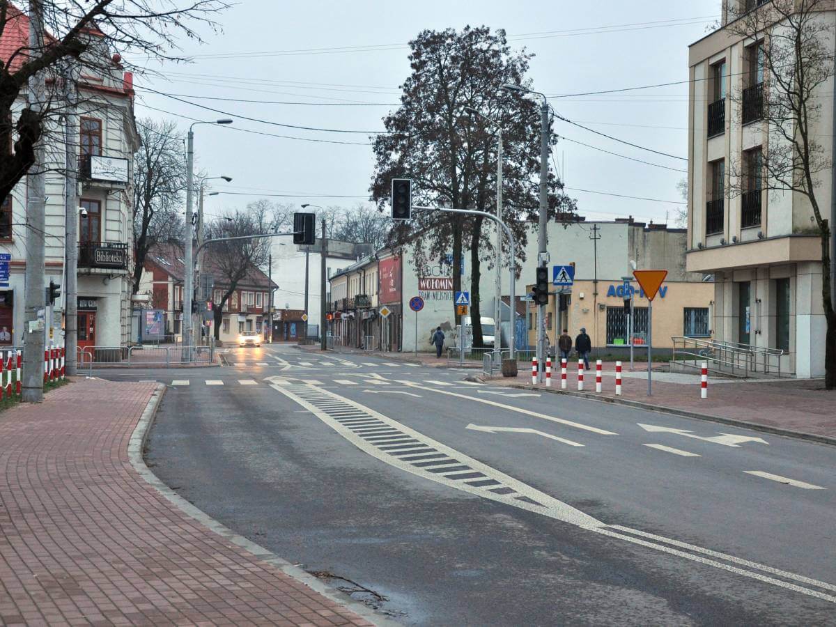 Rozbudowa drogi wojewódzkiej nr 628 w Wołominie (2017)